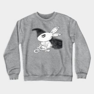 Motorbike Bunny Crewneck Sweatshirt